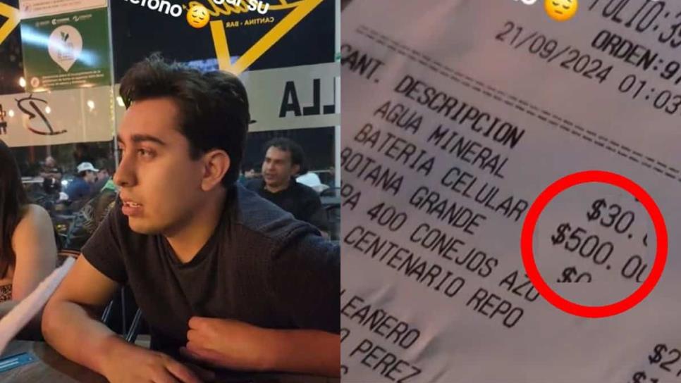 Restaurante le cobra 500 pesos a cliente por cargar su celular en el establecimiento | VIDEO 