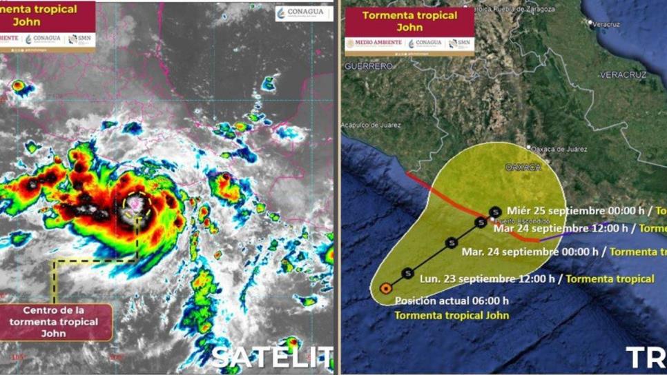 Se forma la Tormenta tropical John este lunes 23 de septiembre, ¿Afectará a Sinaloa?