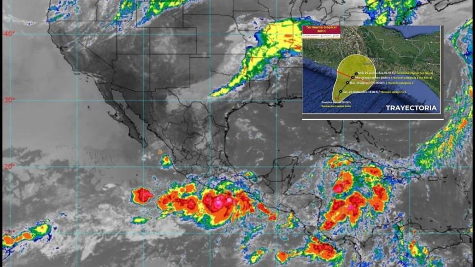 Tormenta Tropical John": ¿cuál es su trayectoria?