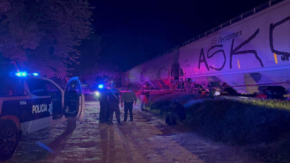 Tren arrolla y mata a jornalero en el Campo 35, Ahome