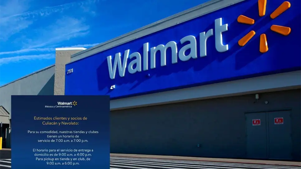 Walmart tendrá nuevos horarios por la inseguridad que se vive en Culiacán.