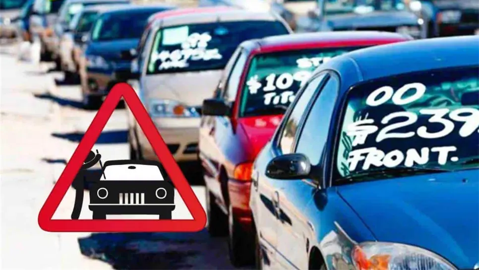 Vender autos robados es una práctica muy común. FOTO: Internet