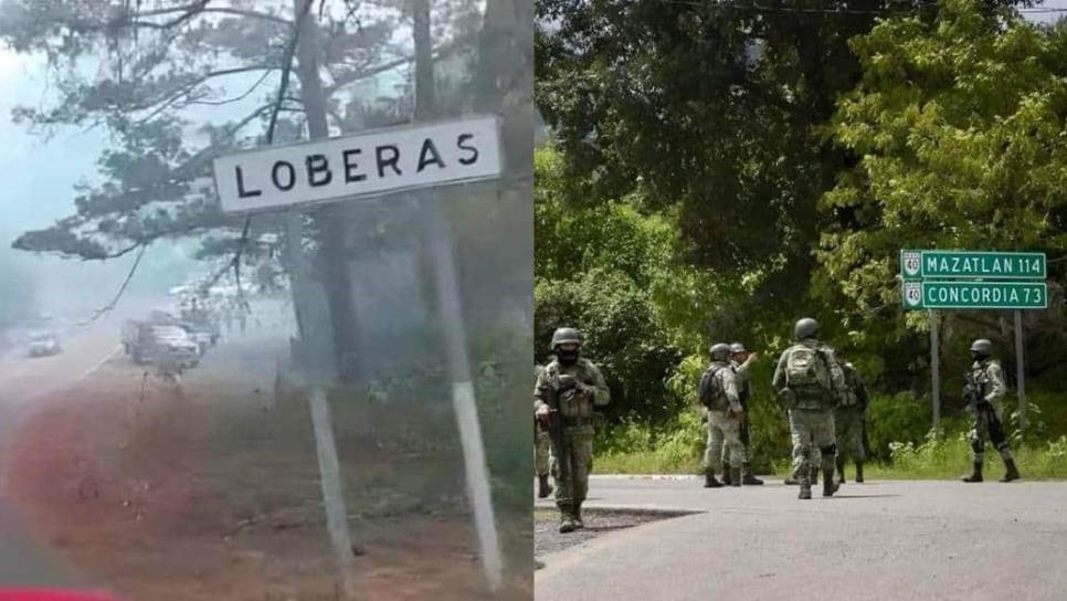 Balacera en sierra de Concordia desplaza a 10 familias del poblado Loberas