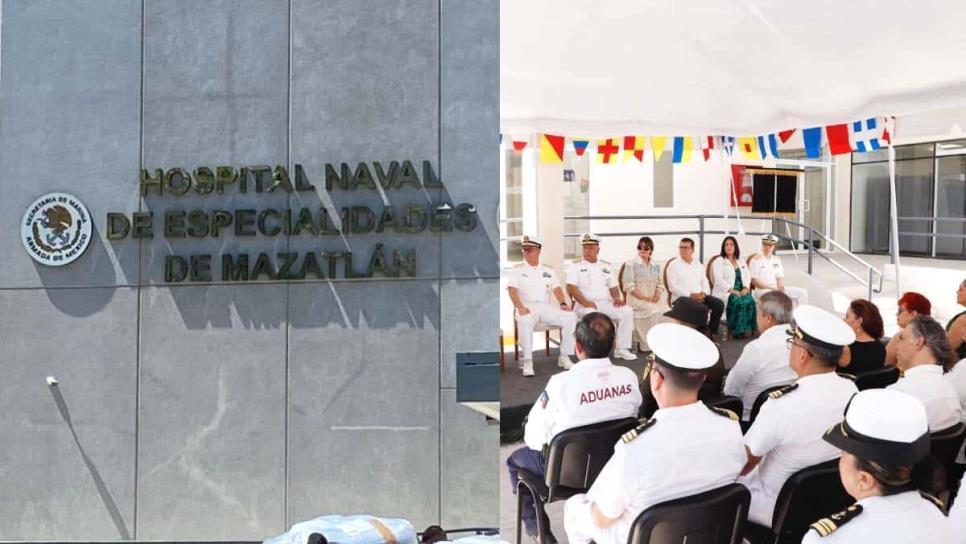 Reinauguran Hospital Naval de Especialidades en Mazatlán con inversión de 120 millones de pesos