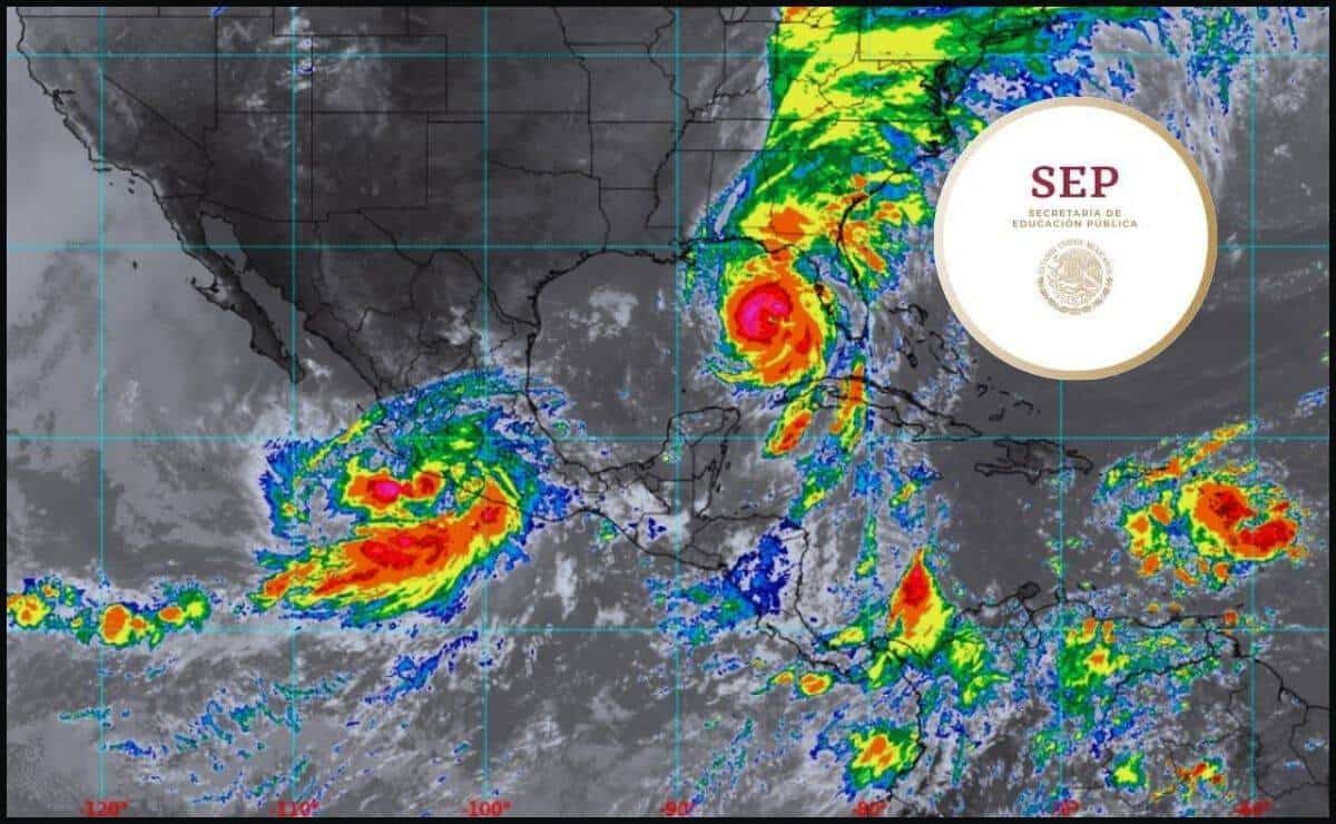 Huracán “John”: SEP extiende suspensión de clases para estos estados