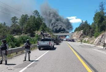 Se restablece circulación en la Mazatlán-Durango tras 14 horas de bloqueo