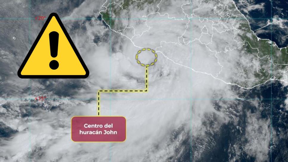 Huracán John: sigue la trayectoria EN VIVO hoy 26 de septiembre