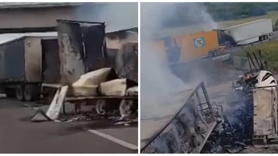 FOTO: Bloqueo en la Maxipista.