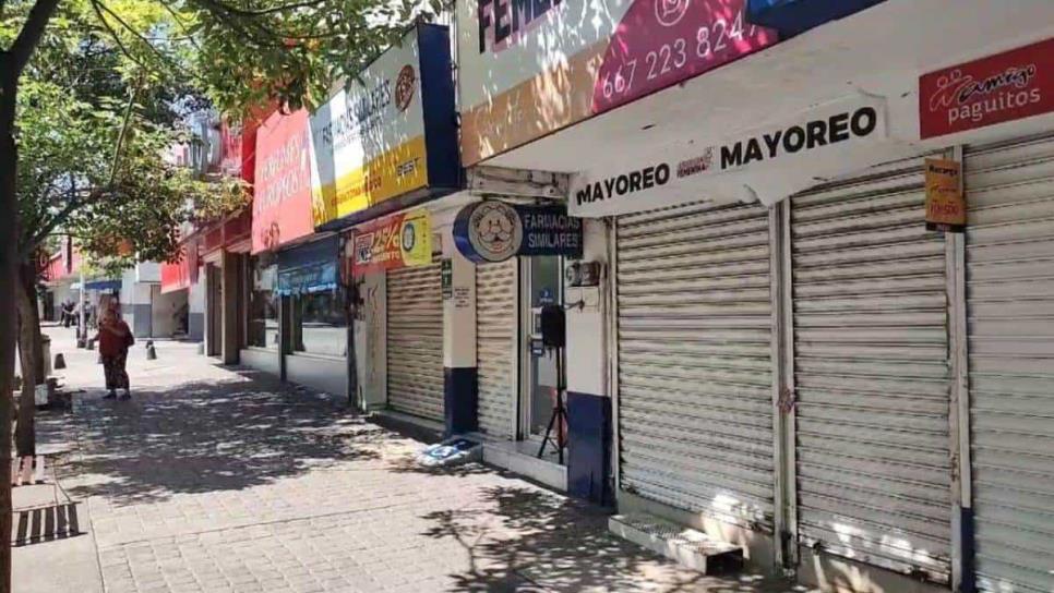 El 70% de comercios de Culiacán bajan cortinas por ola de violencia