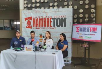 Banco de Alimentos de Los Mochis invita a donar en el Hambretón y alimentar a cientos de familias