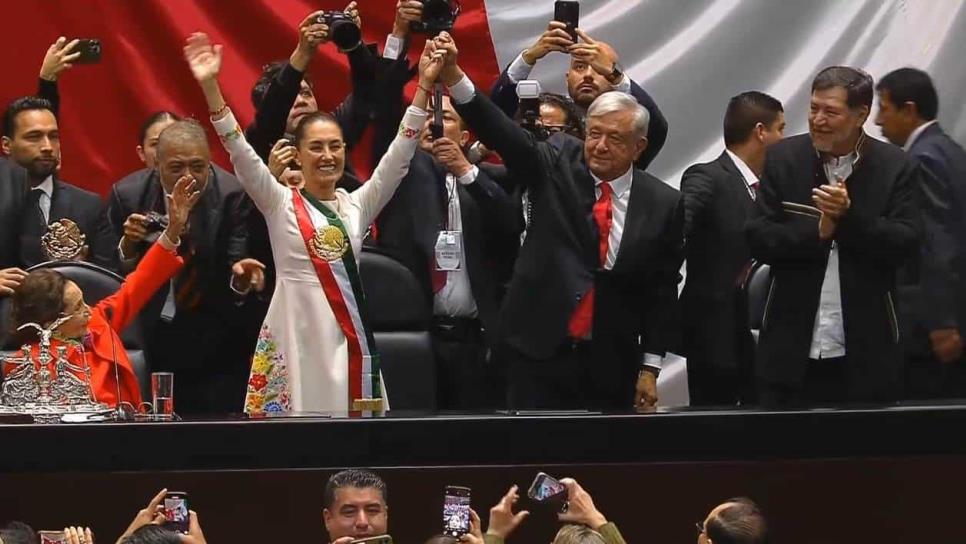 AMLO es el mejor Presidente de México: Claudia Sheinbaum en su toma de protesta