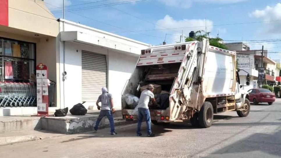 Reanudan recolección de basura en comunidades afectadas por violencia en Elota 