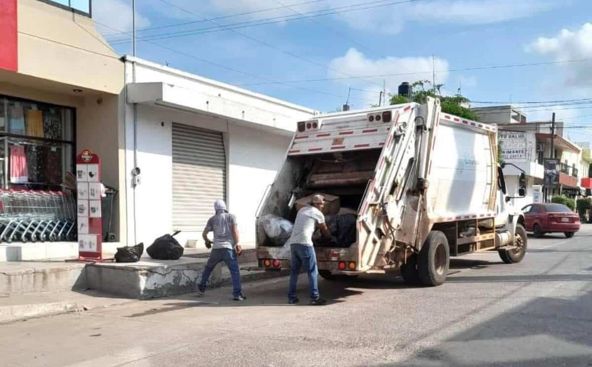 Reanudan recolección de basura en comunidades afectadas por violencia en Elota 