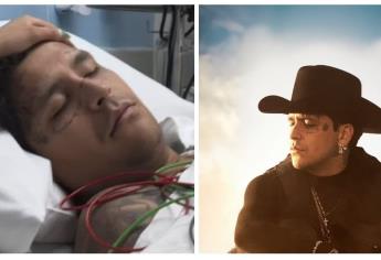 Hospitalizan a Christian Nodal de emergencia; pospone concierto en Pachuca