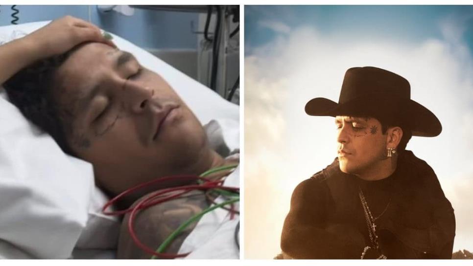 Hospitalizan a Christian Nodal de emergencia; pospone concierto en Pachuca