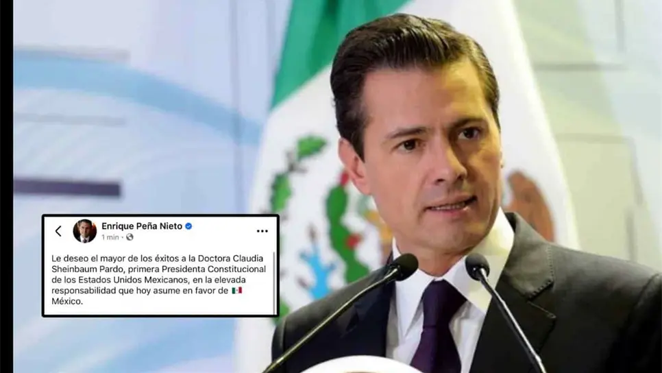 Ambos expresidentes felicitaron a Claudia Sheinbaum. FOTO: Internet