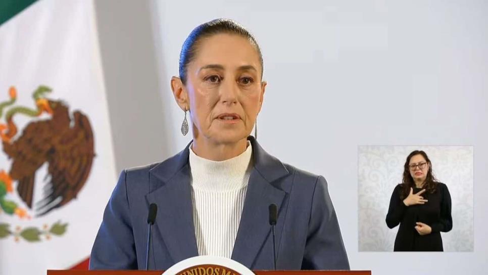 Sinaloa no es la entidad con más homicidios: Claudia Sheinbaum