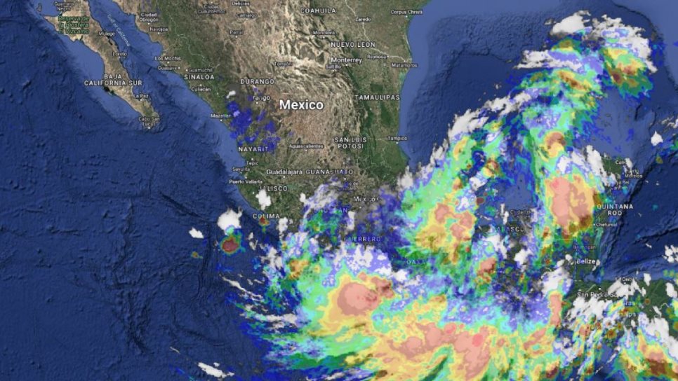 Depresión tropical mantendrá temporal de lluvias en el sur del país