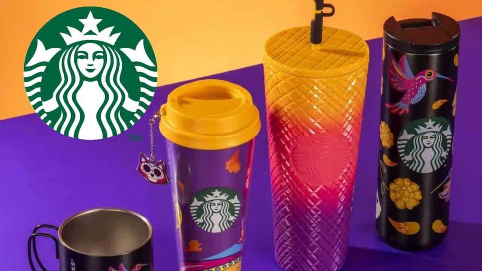 Así de bonitos están los vasos de Starbucks de Día de Muertos ¿Cuánto cuestan?