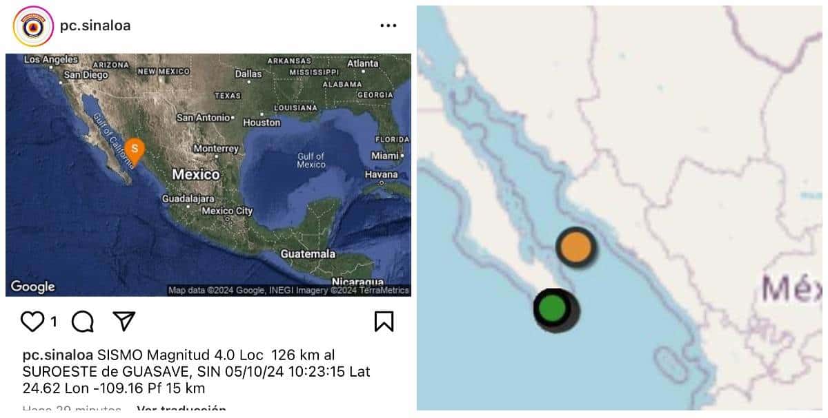 FOTO: Sismo en Guasave.