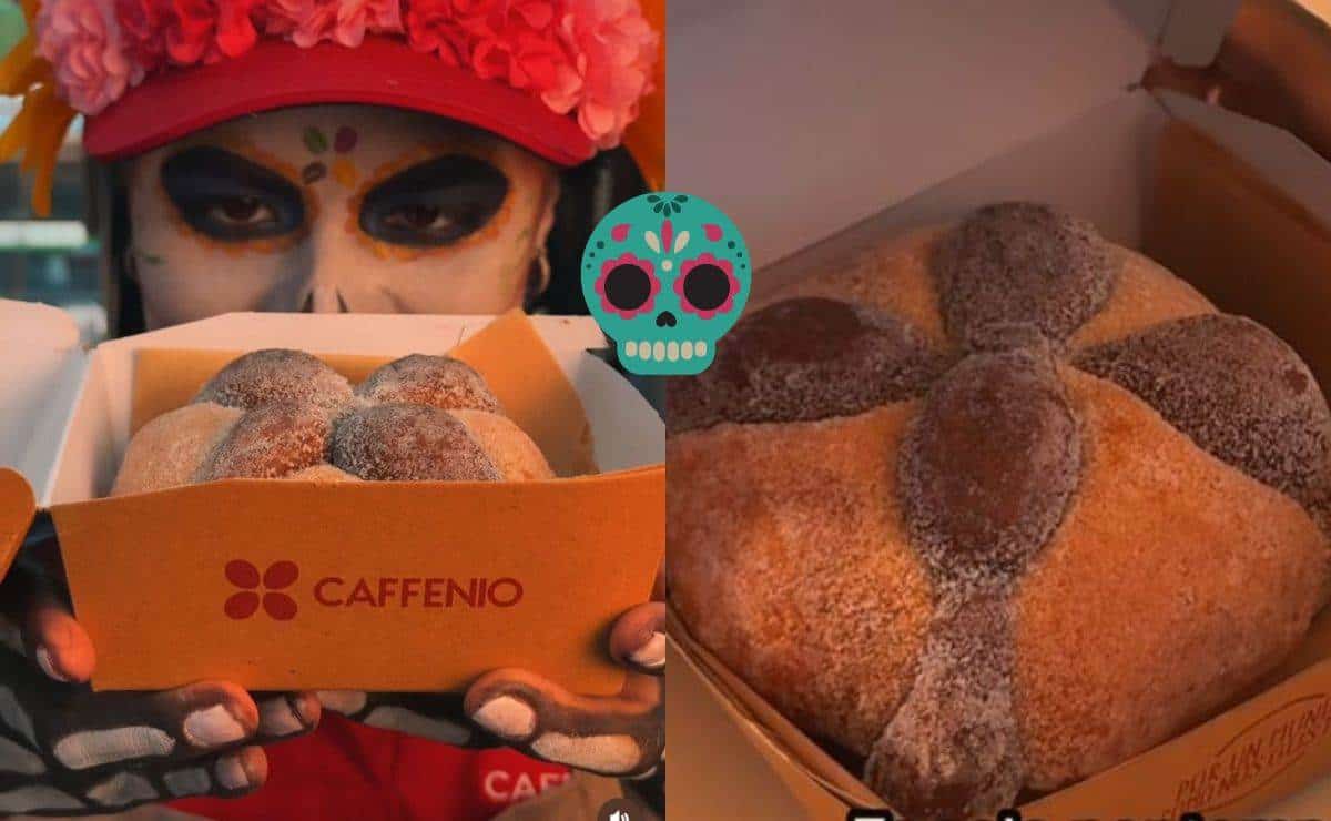 Caffenio ya tiene rico Pan de Muerto ¿Cuánto cuesta? 