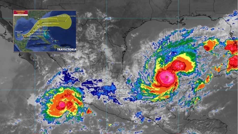 Huracán Milton sube a categoría 5 en el Golfo de México; sigue su TRAYECTORIA