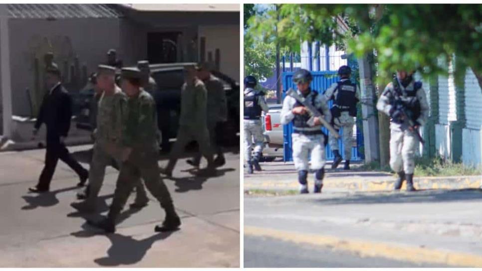 A estos acuerdos de seguridad llegó Omar García Harfuch, la SEDENA y Rocha Moya en Culiacán