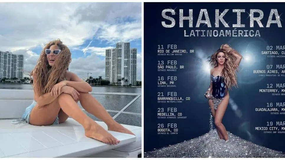 FOTO: Shakira en México.