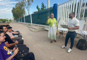 Profesor de la UAS denuncia a maestra tras confrontación en protesta universitaria por paro laboral