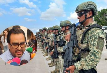 Bienvenidas las Fuerzas Especiales, nos ayudan a contener la inseguridad: Gámez Mendívil 