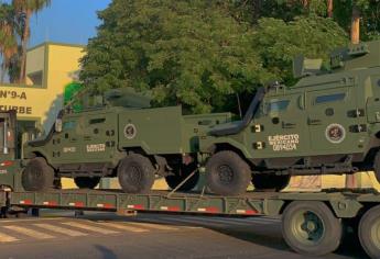 Así es el Cobra 4 Ocelotl, el vehículo blindado del Ejército que llegó a Culiacán