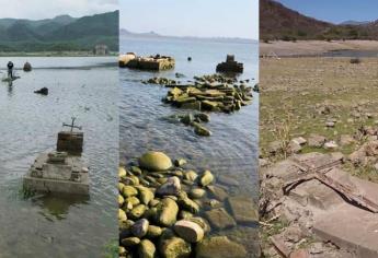 Así emergen viejos panteones en el río Yaqui tras intensa sequía | VIDEO