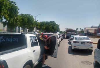 Culiacanenses realizan caravana; exigen paz en Sinaloa