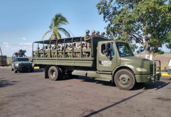 ¡Llegan más refuerzos!, arriban a Culiacán 250 militares para sumarse a los operativos