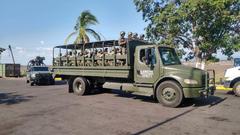 ¡Llegan más refuerzos!, arriban a Culiacán 250 militares para sumarse a los operativos