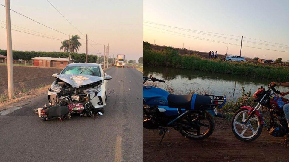 Tres personas terminan lesionadas en accidente en Ahome