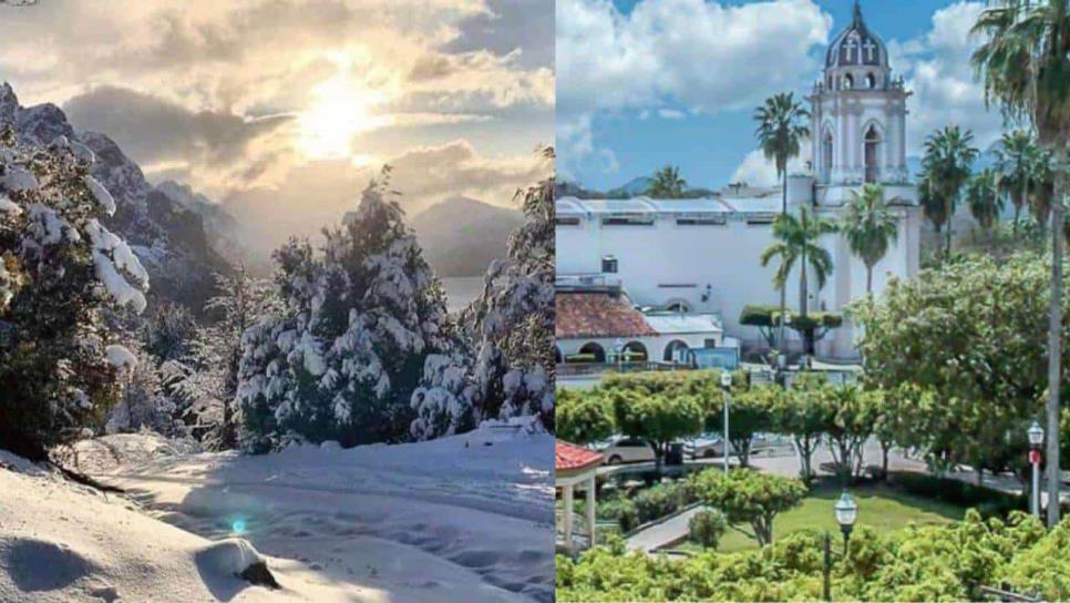 Este pueblo mágico de Sinaloa se pinta de blanco en invierno, ¿ya lo conoces?