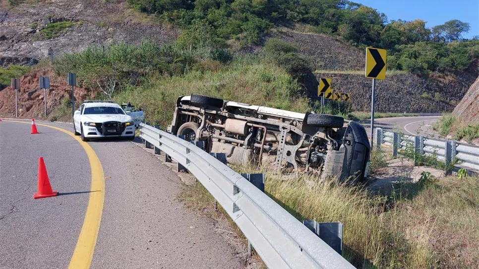Tres personas resultaron lesionadas. FOTO: Luz Noticias