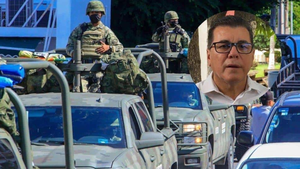 Operativos militares deben regresar a las calles: alcalde de Mazatlán