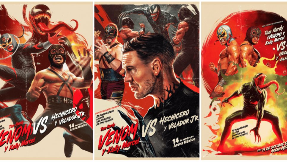 Venom: El Último Baile presenta posters al estilo de la lucha libre mexicana