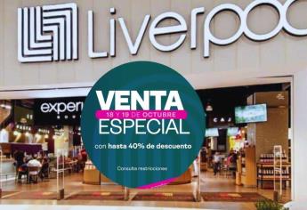 Liverpool anuncia Venta Especial de octubre con descuentos del 50% ¿qué hay en oferta?