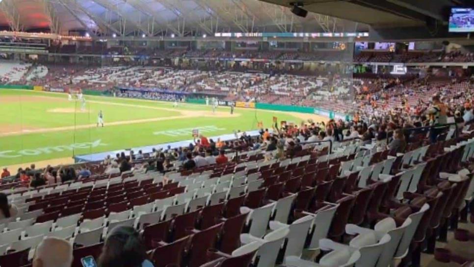 Afición no llena Estadio Tomateros por temor a la inseguridad VIDEO