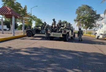 Ejército asegura rifles, lanza granadas y droga, en Culiacán