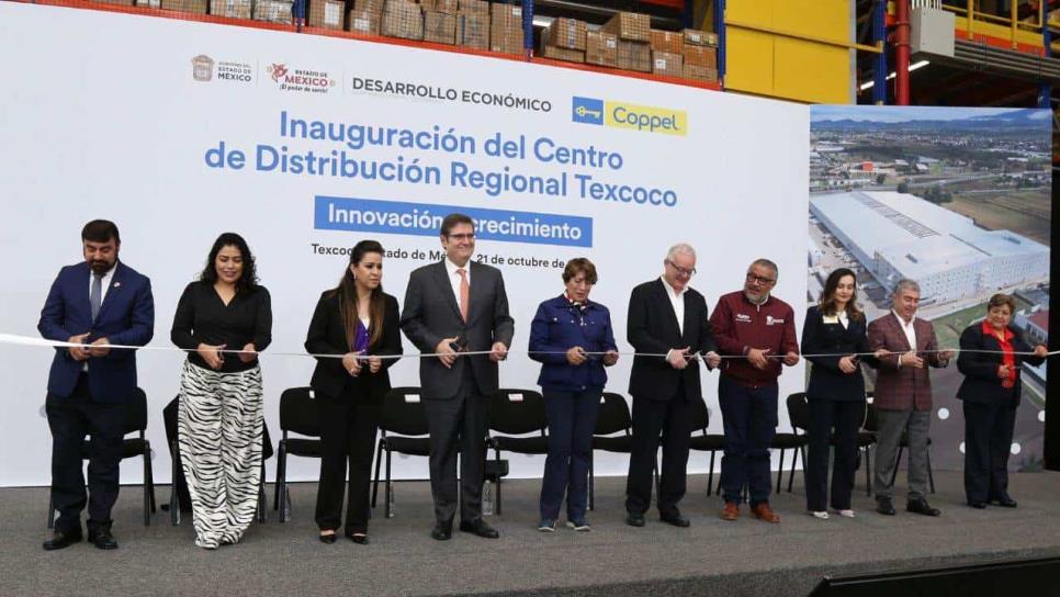 Coppel inaugura en Texcoco su mayor centro de distribución con una inversión de 1,200 mdp