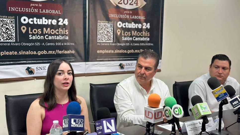 Invitan a la Feria Nacional de Empleo para la Inclusión Laboral en Los Mochis