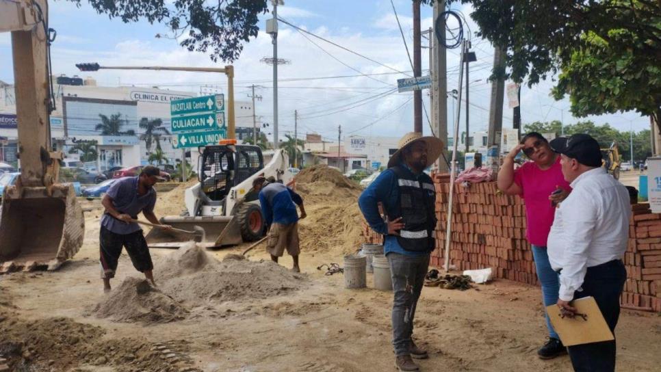 Obras en Mazatlán: ¿Cuándo termina la remodelación de colectores de Conchi?