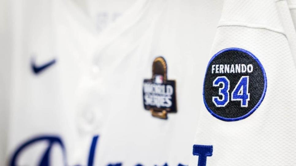 Serie Mundial: Dodgers utilizará un sello con # 34 en sus uniformes en honor a Fernando Valenzuela