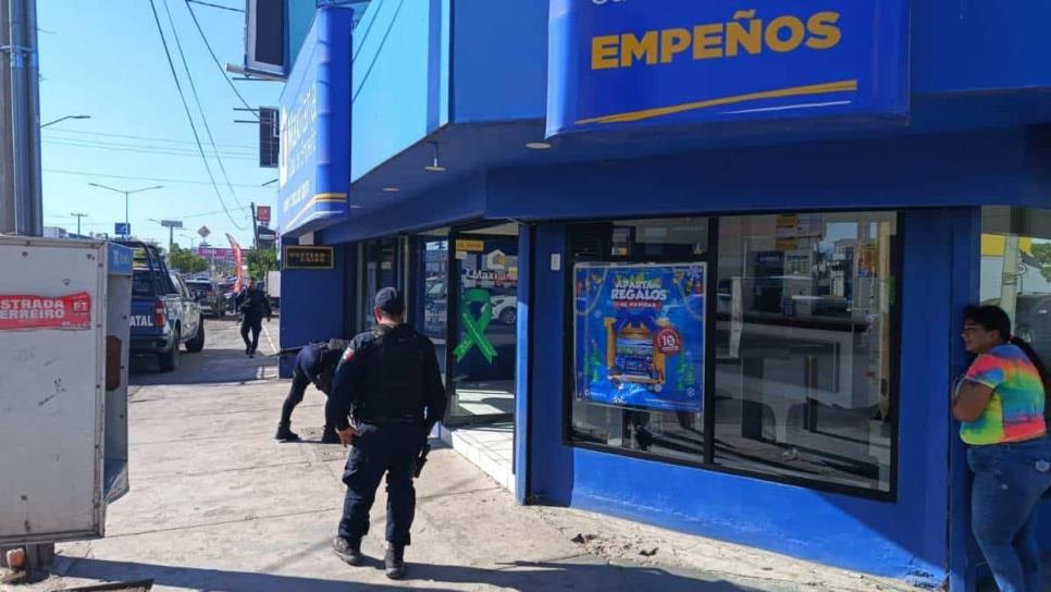 Un hombre es atacado a balazos en una casa de empeño al norte de Culiacán