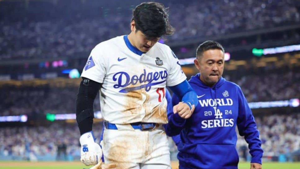 Shohei Ohtani; esta fue la lesión que sufrió durante el segundo juego de la Serie Mundial