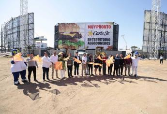 Inicia construcción de Carls Jr. en Guasave